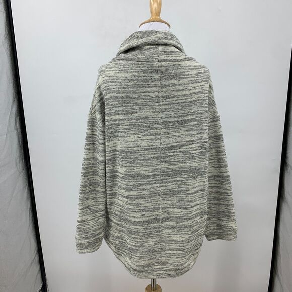 Anthropologie Saturday Sunday Sweater Women XS Turtleneck Drop Shoulder High Low - Picture 5 of 12